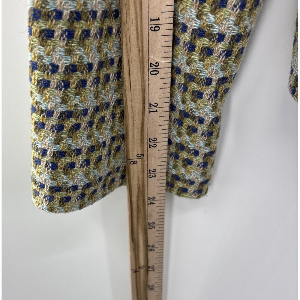 Talbots Wool Blazer Vintage‎ Green Tweed Womens Size 10 Vintage Coquette USA - Picture 8 of 12